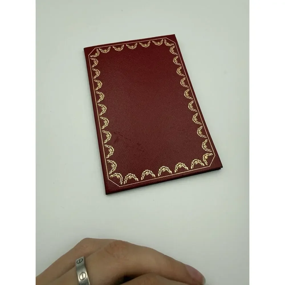 Authentic Cartier Jewelry Ring Box Set With Certificate Booklet & Papers 2016